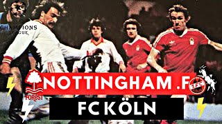 Nottingham Forest vs FC Köln 3-3 All Goals & Highlights ( 1979 European Cup )