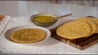 Whole Wheat Baghrir / بغرير بدقيق القمح الكامل - CookingWithAlia - Episode 964