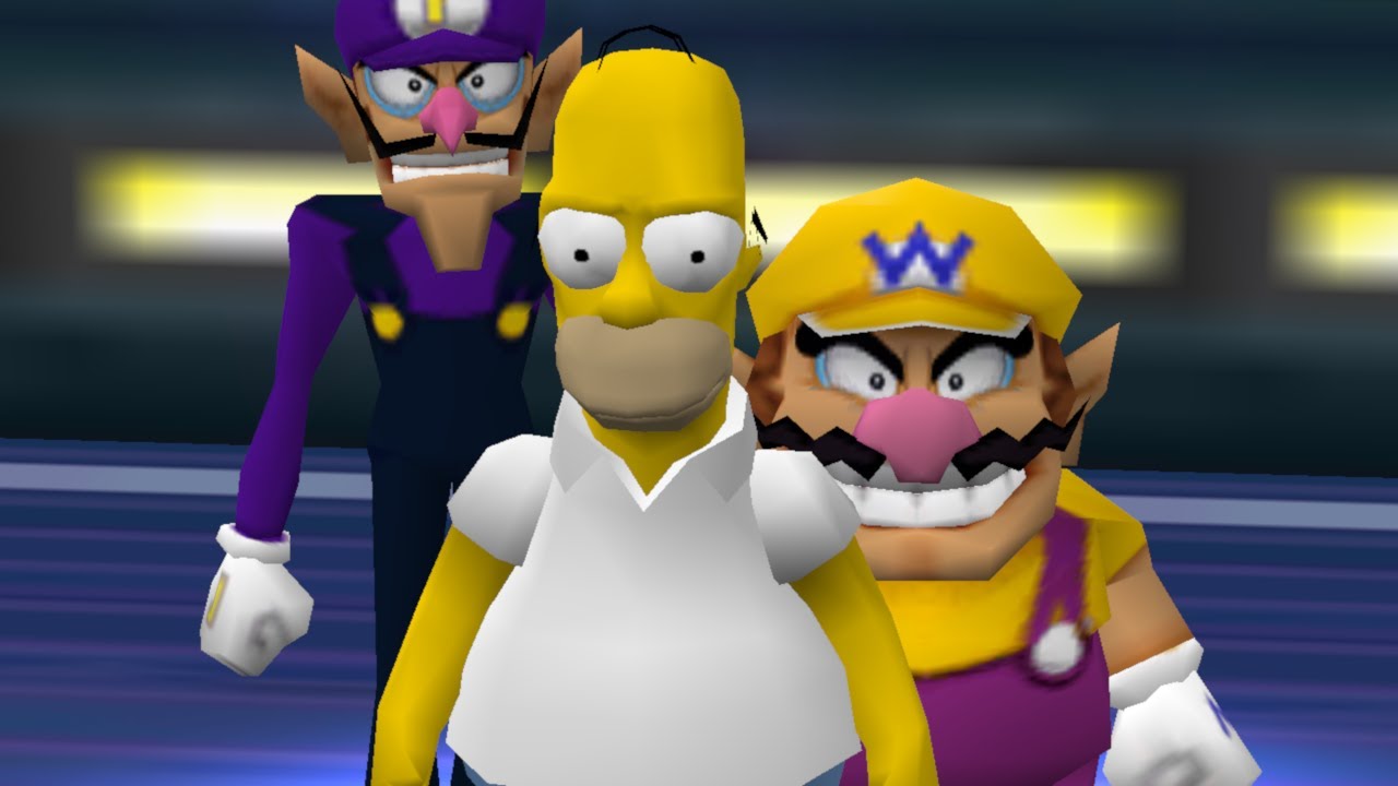 The Simpsons Hit & Run - Waluigi Pinball Mod by Colou Gameplay