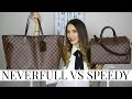 LOUIS VUITTON NEVERFULL VS SPEEDY | Pros, Cons & Review! | Shea Whitney