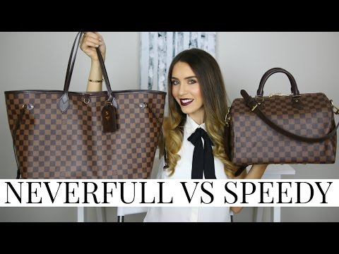 LOUIS VUITTON NEVERFULL VS SPEEDY, Pros, Cons & Review!