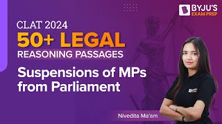 50+ Legal Passage Based Questions - Suspensions of MPs from Parliament screenshot 4