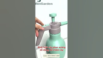 Bình tưới cây phun sương 1,5 lít rất xinh, dễ sử dụng Bin Garden