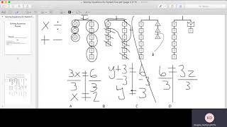 Equations Day 1: One Step Equations and Hanger Diagrams