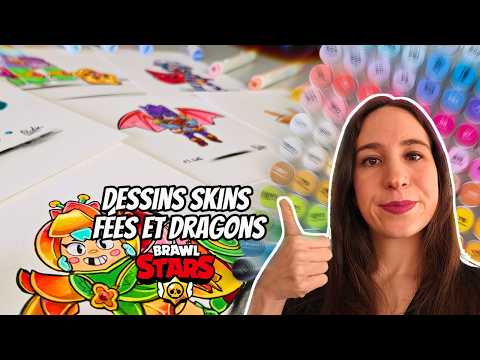 Brawl Stars - Fairy & Dragon Skin Design (Bonnie, Griff, Mina, Frank, Maisie, Grom & Crow)