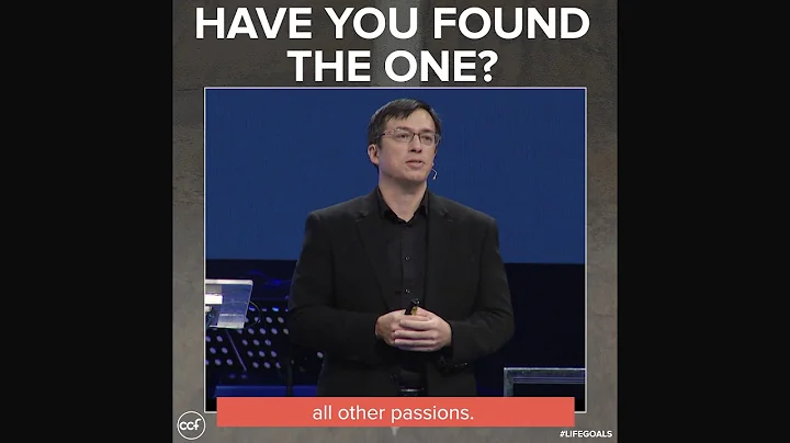 Have You Found the One - Peter Tanchi Jr - Lifegoals Snippets