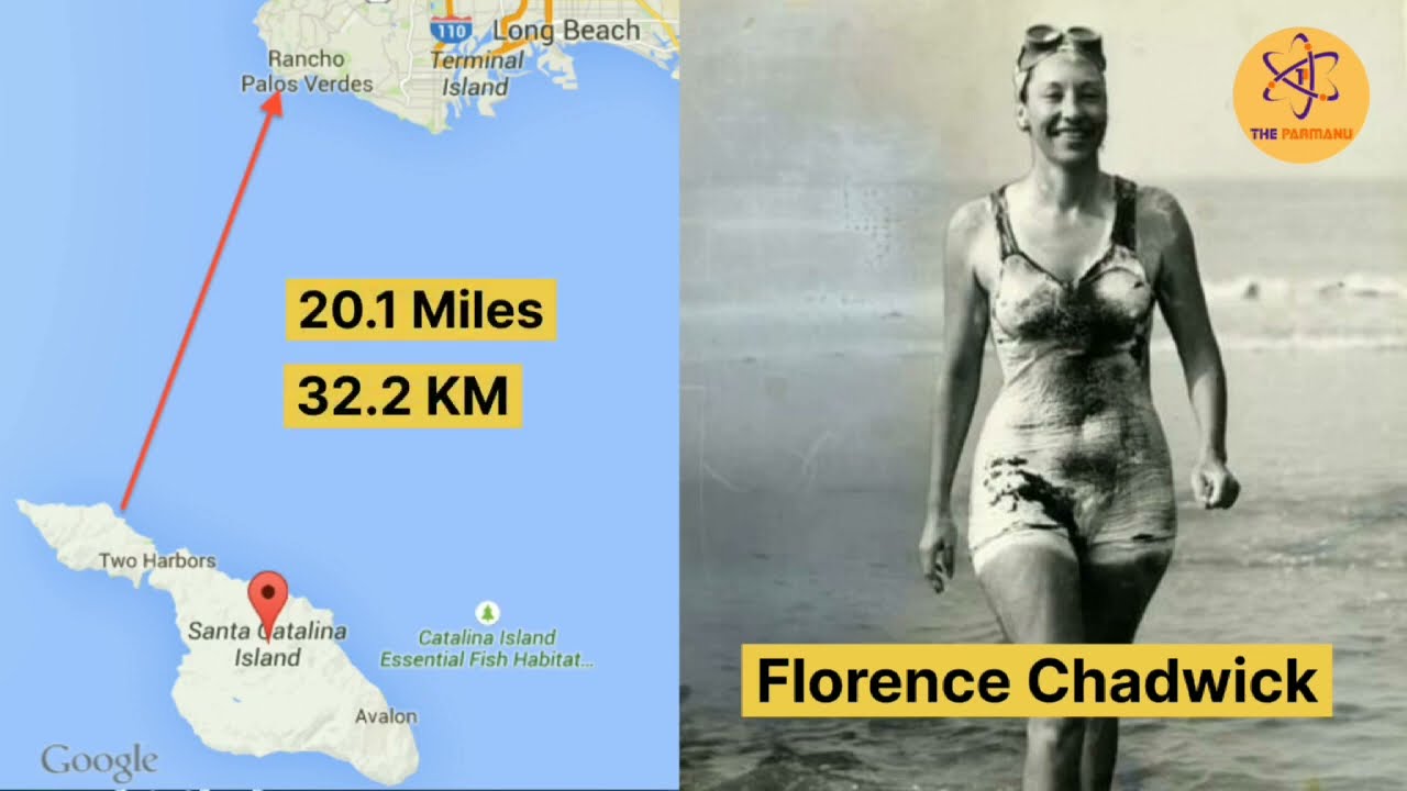 Florence Chadwick - Crossed the Catalina Channel - Don't Give Up 