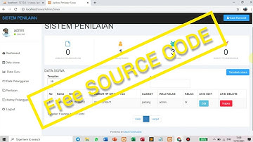 source code gratis, aplikasi penilaian siswa tingkat SD,SMP,SMA, berbasis codeigniter