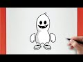 How to draw FANTASMA from STUMBLE GUYS step by step EASY SLOW