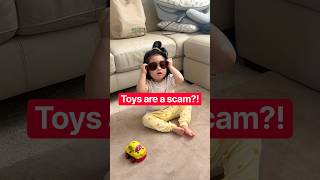 I told her to pick between toys vs household items… 🤯