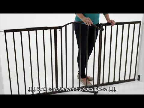 Summer Infant Metal Expansion 6 Foot Wide Extra Tall Walk Thru Gate Product Video