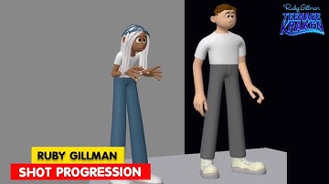 Ruby Gillman Teenage Kraken Shot Progression | Animation Breakdowns | 3D Animation Internships
