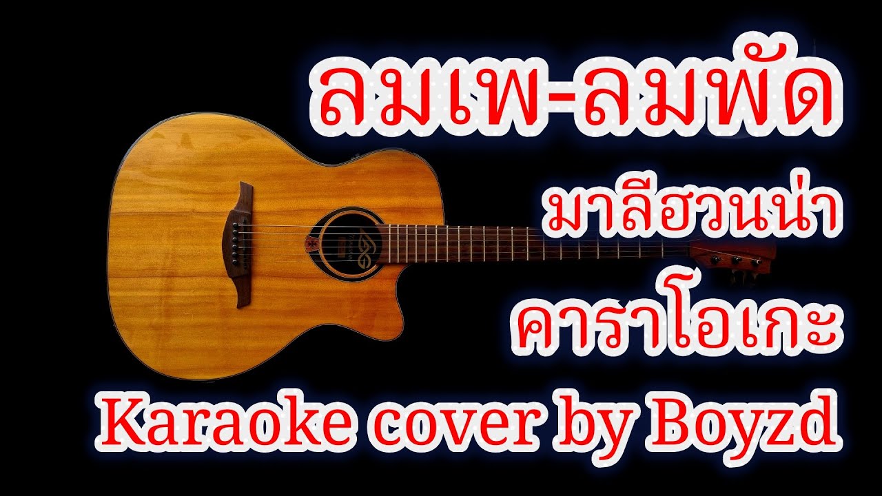 ลมเพลมพัด - มาลีฮวนน่า คาราโอเกะ ( Karaoke cover by Boyzd )