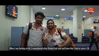 Inside the dressing room after #SRHvDC