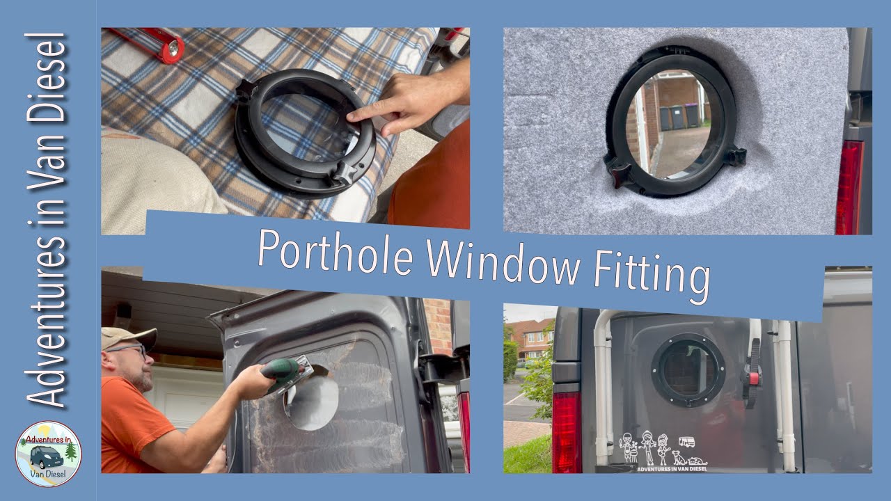 Porthole Van Window Fitting Renault Trafic Campervan Conversion YouTube