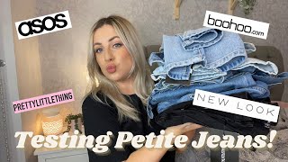 TESTING PETITE JEANS - 90 s LEG TREND