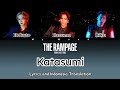 THE RAMPAGE from EXILE TRIBE - 片隅 (Katasumi) | Lyrics and Indonesia translation