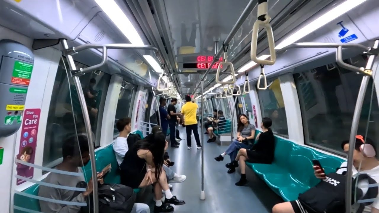 Singapore MRT Ride (CCL) - Marina Bay to Bayfront | 5x Escalator | 27/03/25