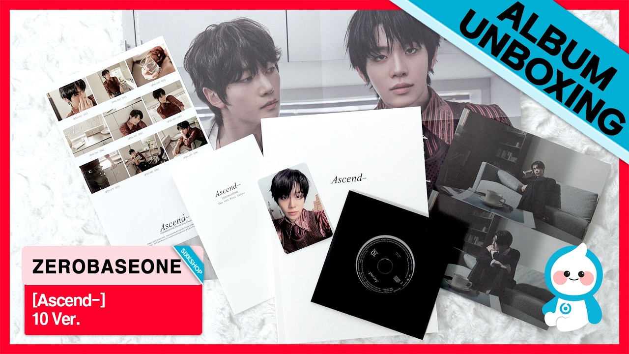 4K UNBOXING] 🎁ZEROBASEONE - 6TH MINI ALBUM [Ascend-]10 Ver. +