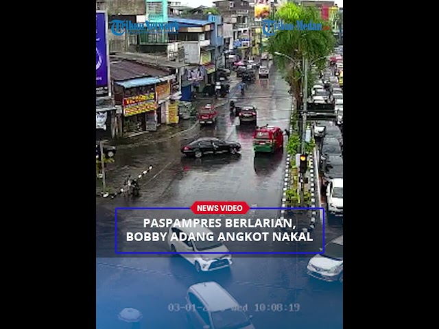 PASPAMPRES Keluar dari Mobil saat Bobby Nasution Adang Angkot Nakal class=