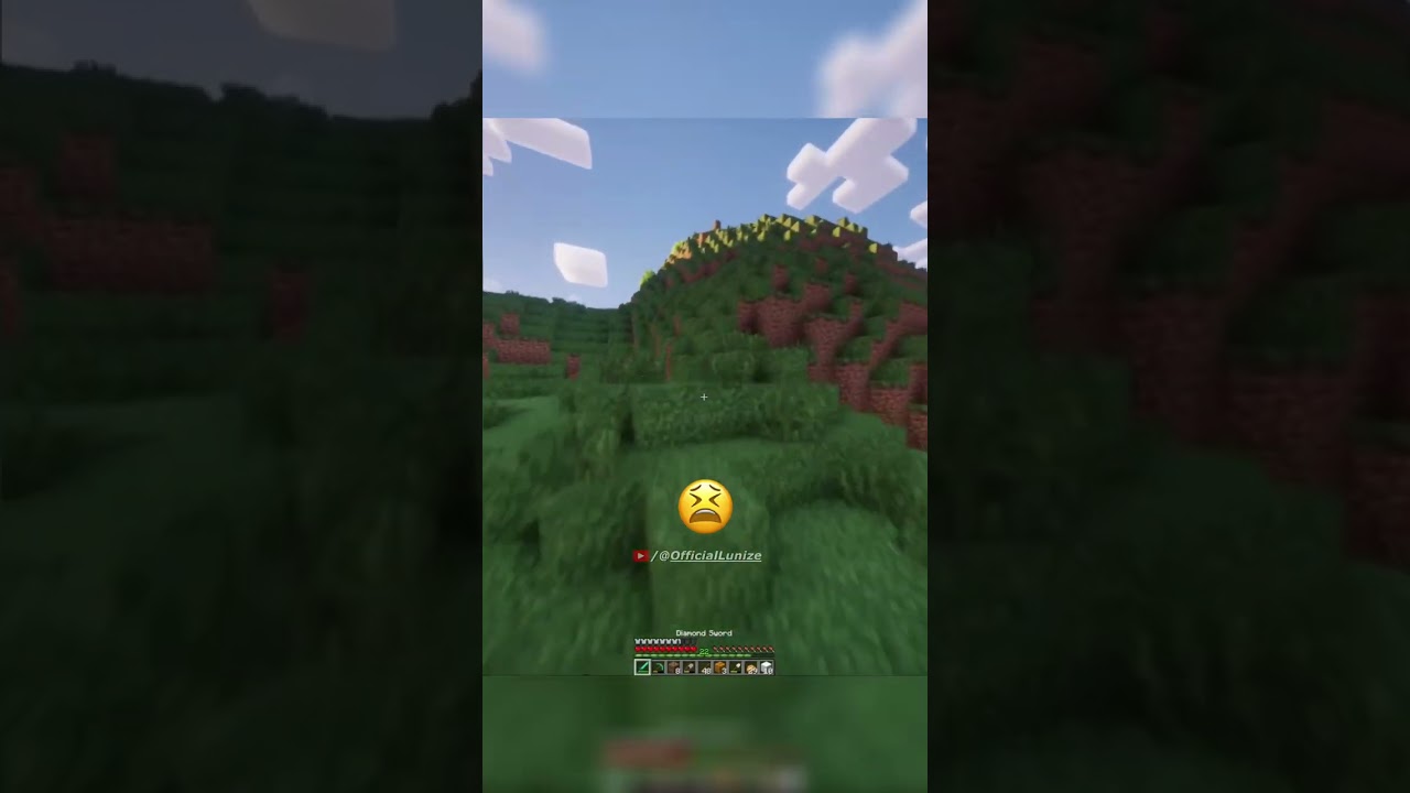 But are you ever really safe? 😭 Minecraft #Shorts