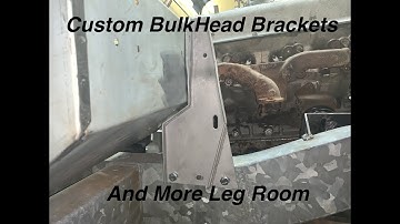 Land Rover Series1 bulkhead Brackets and more Leg Room
