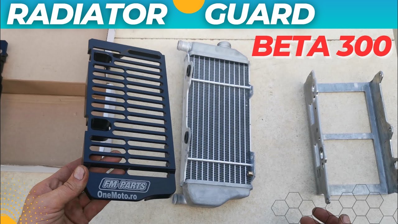 Bullet-Proof Radiator Guards @FMRacing for BETA bikes 2T or 4T - YouTube