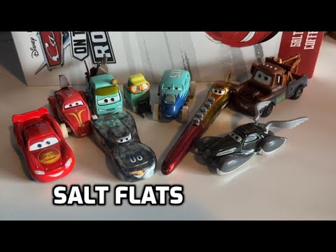 Disney Cars on the Road Salt Flats 9-pack (Peggy Liner, Revo Kos, Datz  Jammin, Royce Revsley & more) 