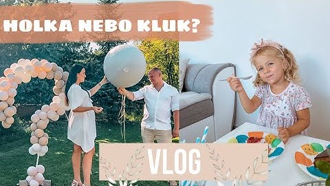 VLOG | Odhalení pohlaví miminka 👶🏼 a narozeniny 🎉