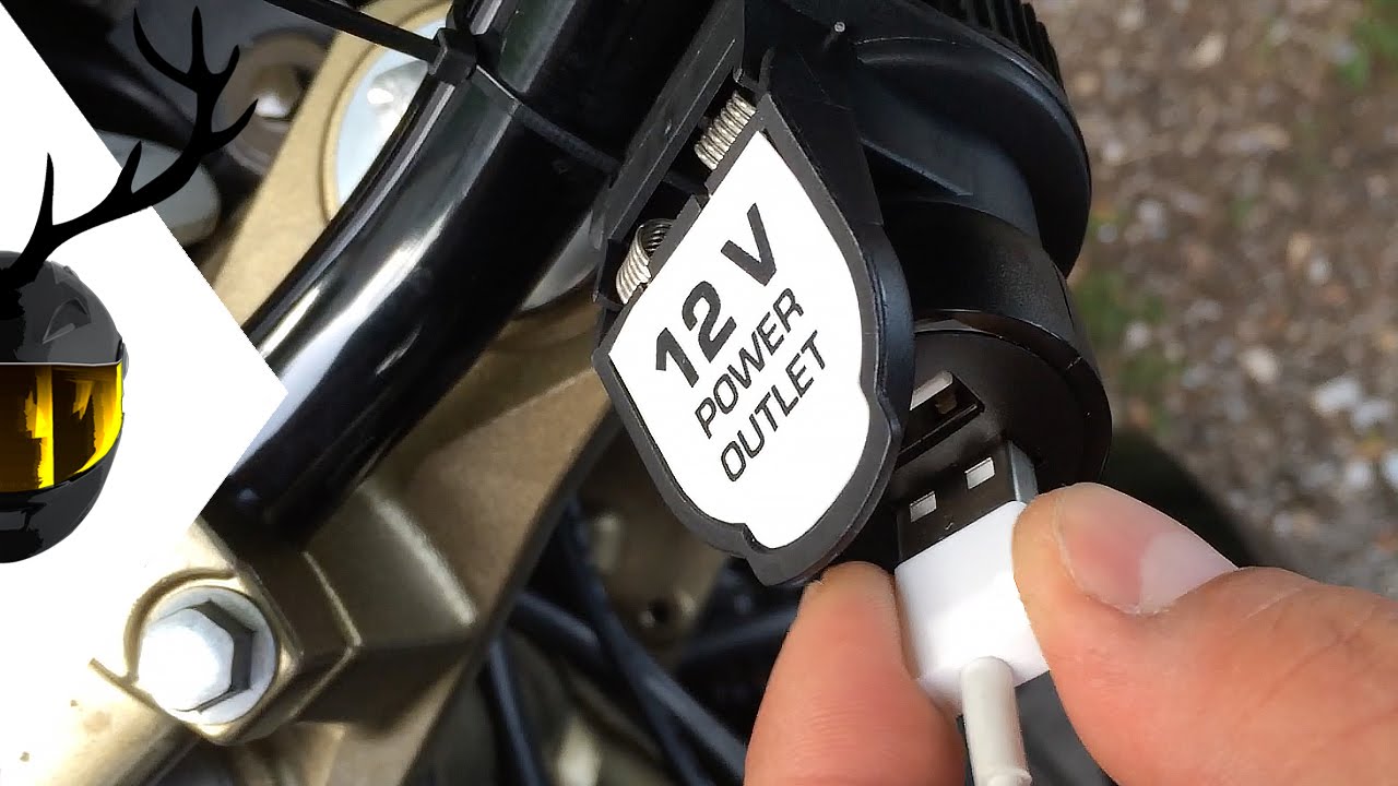 USB-/12 Volt-Steckdose am Motorrad montieren, HOW TO