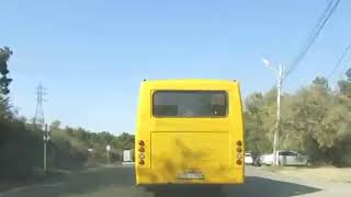 ყვითელი ავტობუსი TTC 734