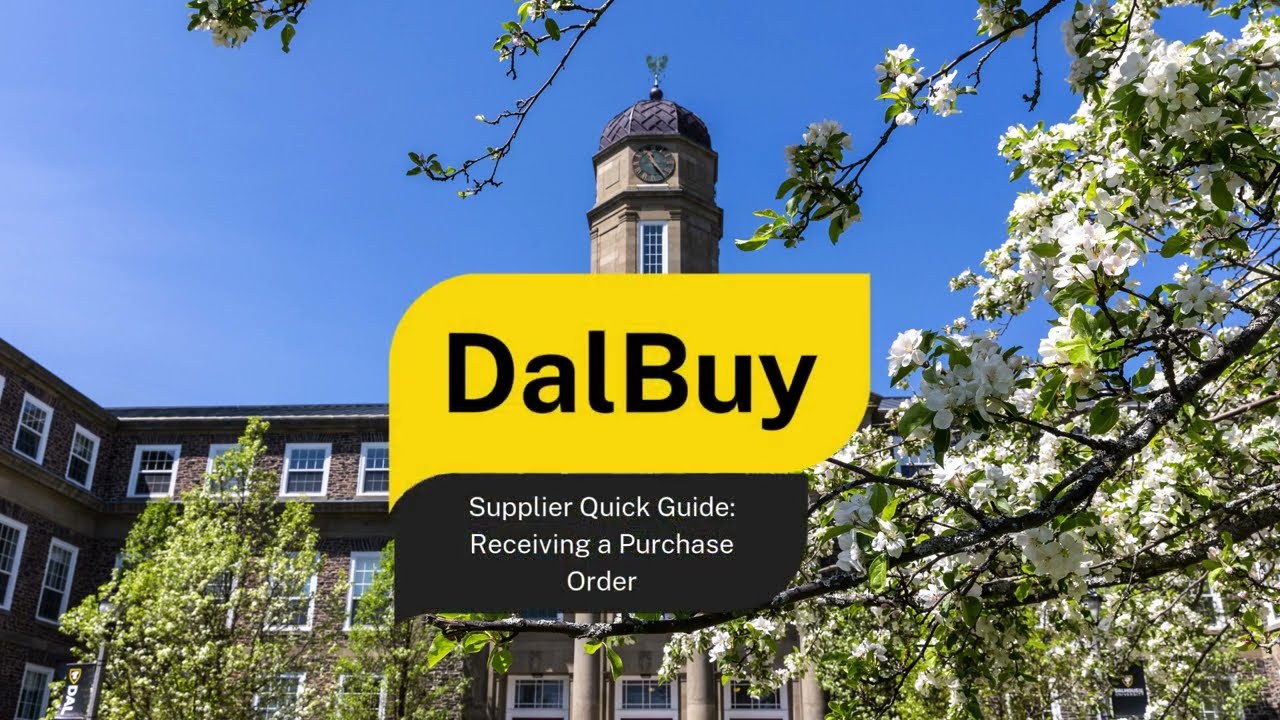 Supplier Quick Guide: Receiving a Purchase Order