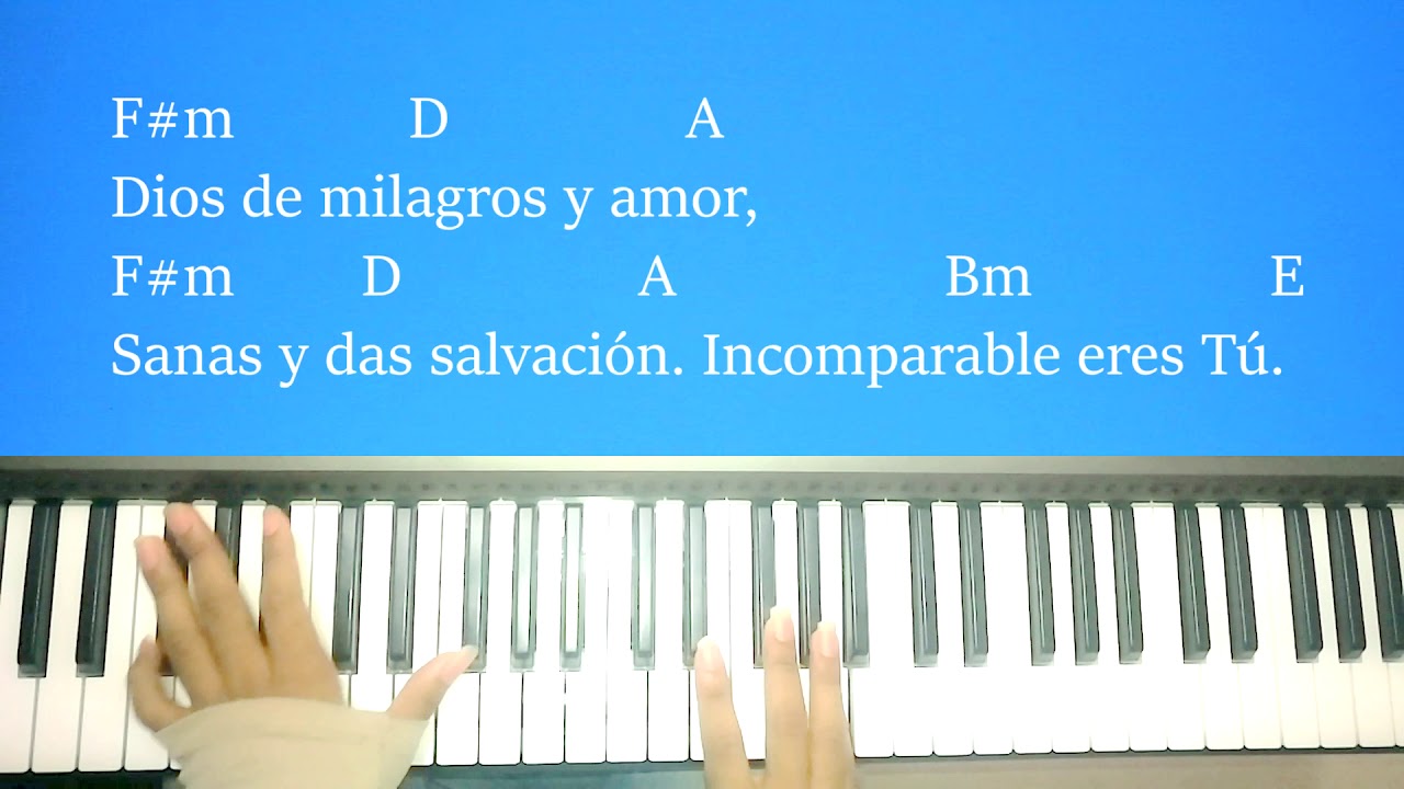 Mi Dios - Grupo Rojo Piano Tutorial y Acordes - YouTube