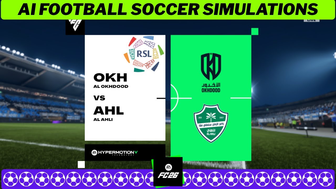 AL AKHDOUD vs AL-AHLI SAUDI ⚽ Saudi Pro League 2025/26 Matchday 14 🟩 EA FC26 Simulation