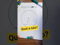 Qual é o raio do círculo? #matematica #geometria