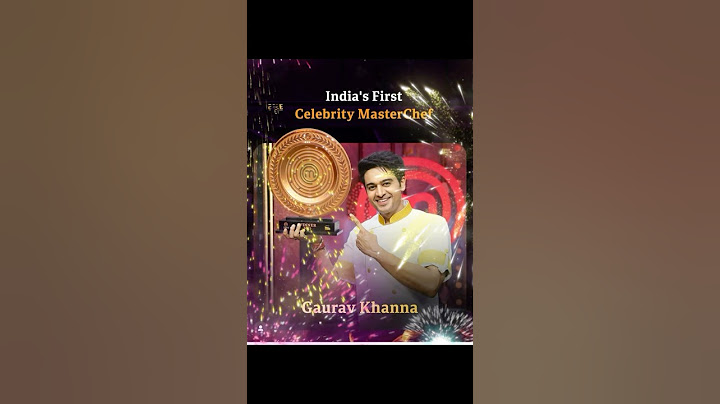 Emotions, flavours, and one unforgettable journey Gaurav khanna #bollywood #masterchef