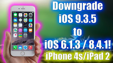Tutorial: DOWNGRADE iOS 9.3.5 to 6.1.3/8.1.4! | 4s Demoed