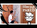 (no) deberías dibujar en la pared