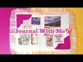 Pink journal with me  pink journaling  fascinate art