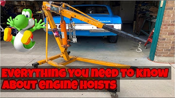 How To Use An Engine Hoist