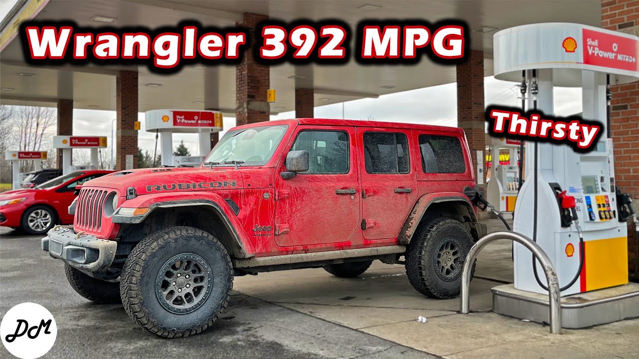 2022 Jeep Wrangler 392 – MPG Test | Real-world Highway Range - YouTube