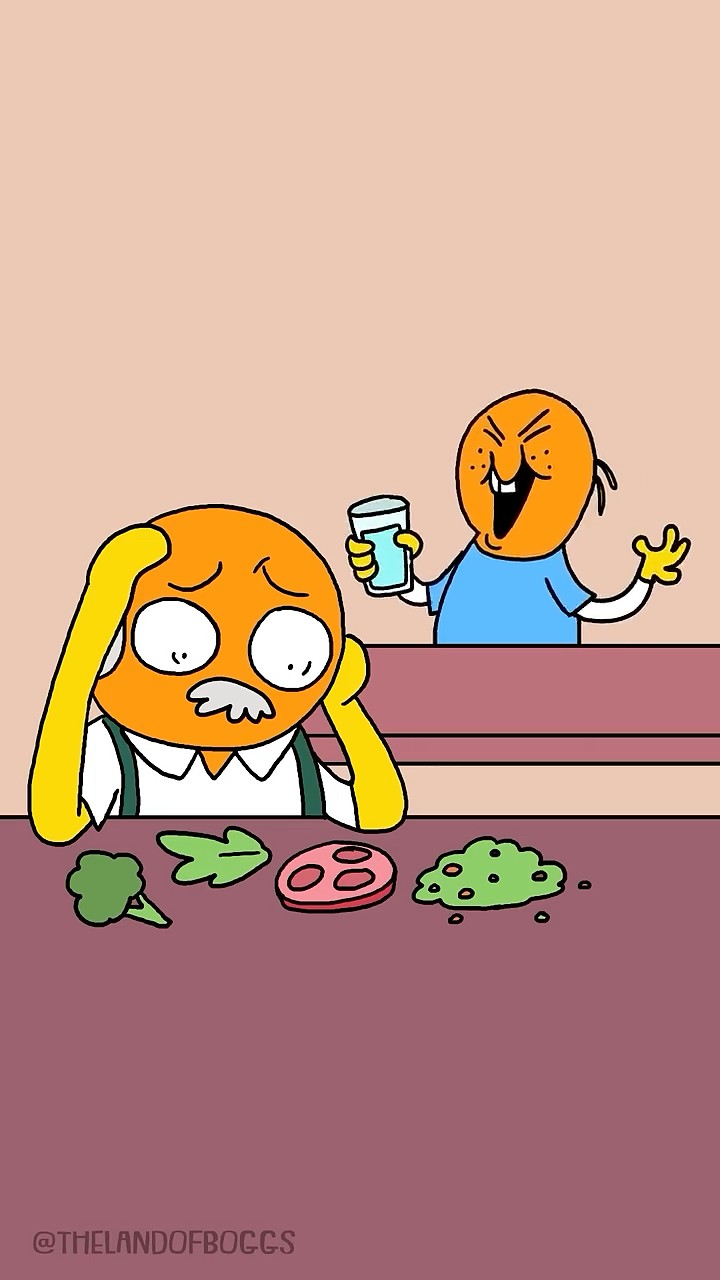 Aiden HATES Veggies