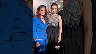 Keerthy and Trisha together at an event #trishakrishnan #keerthysuresh #newsjaarihai