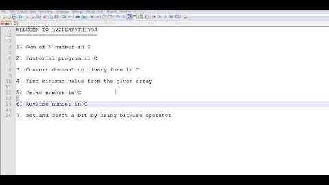 7.How to set and reset a bit by using bitwise operator