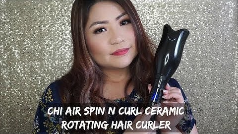 FASTEST WAY TO CURL YOUR HAIR | CHI Air Spin n Curl Ceramic Rotating Hair Curler
