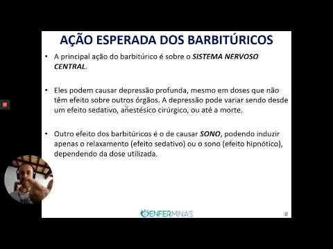 FARMACO - AULA 10 - BARBITÚRICOS