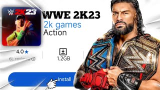 WWE 2K23 On MOBILE 😳 screenshot 3