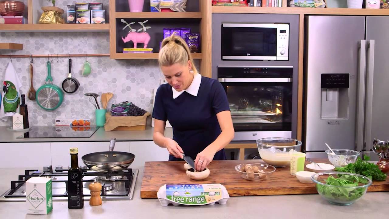 Everyday Gourmet with Justine Schofield Mixed Mushroom Frittata YouTube