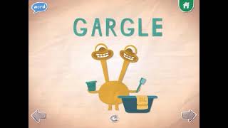 Endless Alphabet - Gargle & Vacuum - Bubble Boo