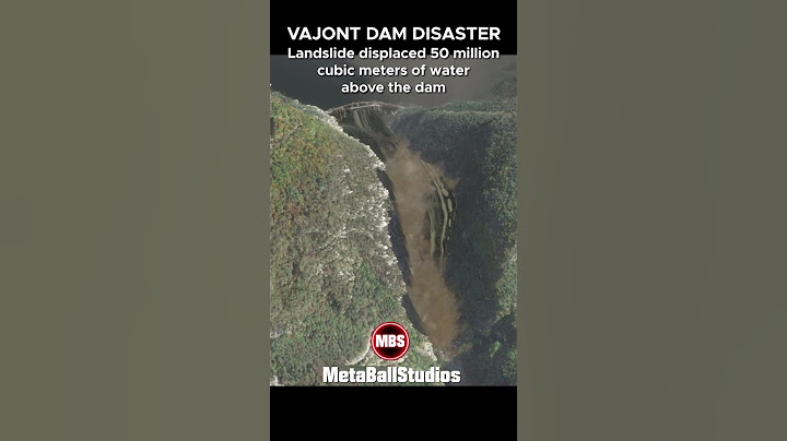 Vajont Dam disaster (Italy, 1963) 🌊🤯